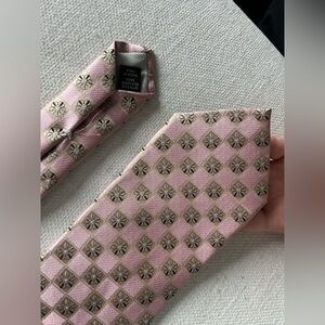 Ermenegildo Zegna tie. Pink with bronze